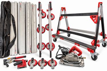 RUBI Professional Large Format Tile Cutting System – Complete Setup