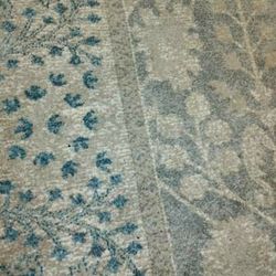 Large Rug/Carpet 6 x 9 Gray/Blue/Cream * Vienna Collection 