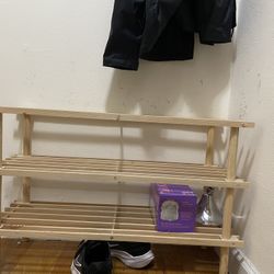 Small Bamboo Shoe Rack 