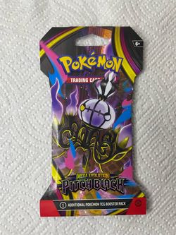 Pokémon TCG Mega Evolution: Pitch Black Sleeved Booster Pack English