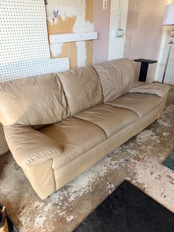 Leather couches