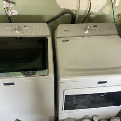 Maytag washer and dryer