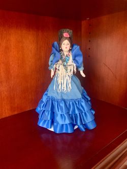 Spanish Porcelain Doll 10”