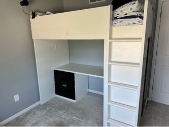 IKEA STUVA Loft Bed with Desk and Storage