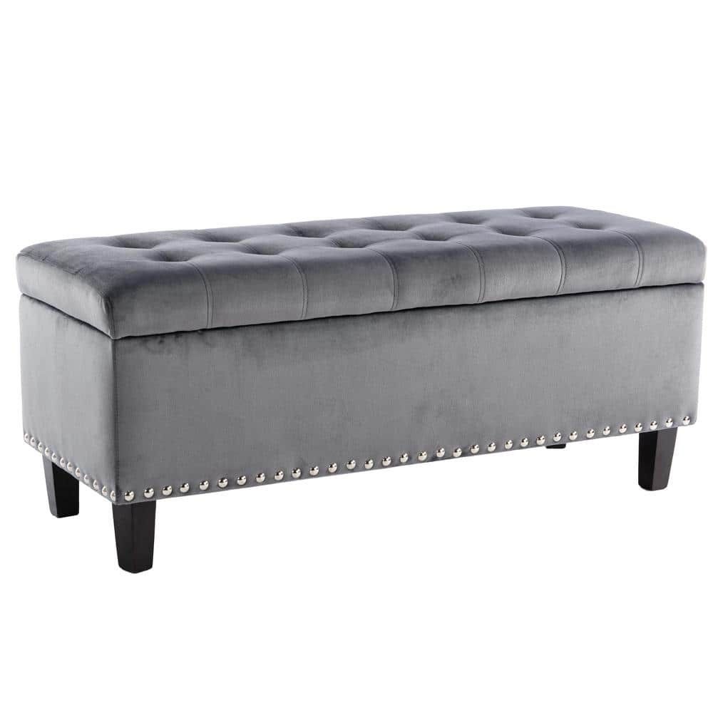 Uxie Ottoman Gray 