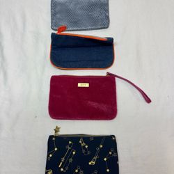 Lot of 4 Ipsy Cosmetic Bags – Various Styles