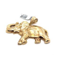 10kt Gold Pendant Large Elephant 11.90grams 146639 12