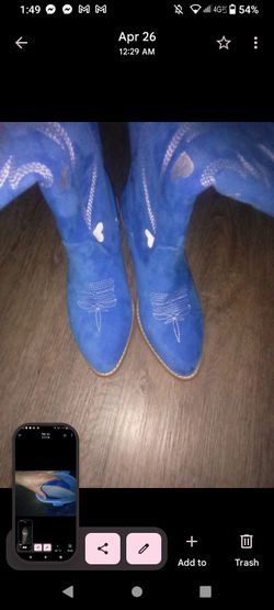 Blue 💙 Boots