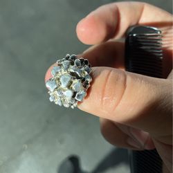 Size 6 Sterling Silver Nugget Ring
