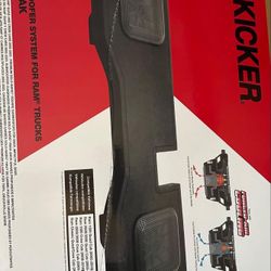 New 2 10” Kicker L7T Subwoofers With Box ONLY FOR DODGE RAM 4 DOORS