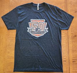 Philadelphia Flyers 50th Anniversary TShirt,  Est. 1967, Size XL, Next Level