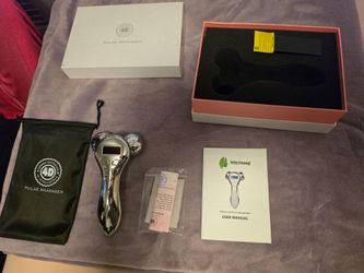 4D Micro Current Face Massage Roller - Pulse Massager w/ Box