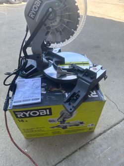 RYOBI 14 Amp Corded 10 in. Compound Miter Saw with LED Cutline Indicator