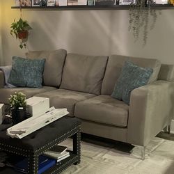 Gray Mid Century Modern Couch- $300 OBO 