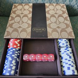 Coach Luxury Poker Set