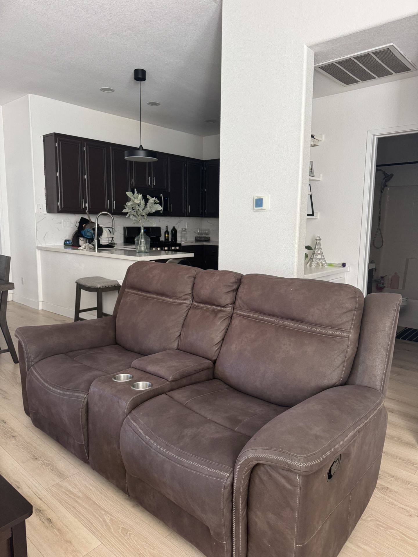 Brown Recliner Sofa