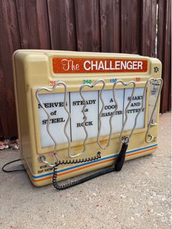 Vintage “The Challenger” 1960s Coin-Op Skill Game – Working
