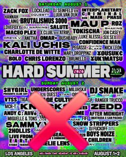 HARD SUMMER SATURDAY GA WRISTBAND