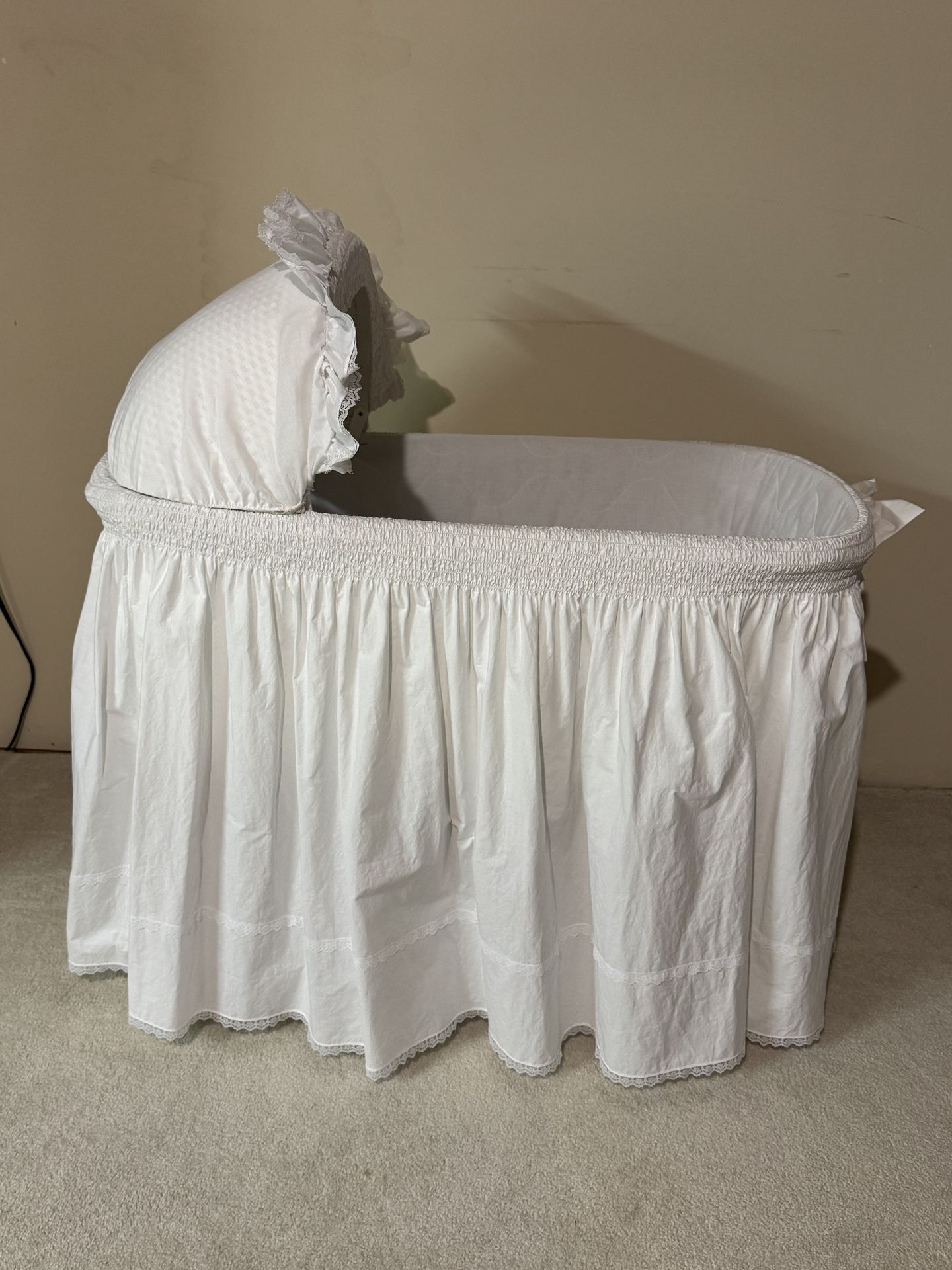 Precious Bassinet Skirt & Hood (bassinet not included)