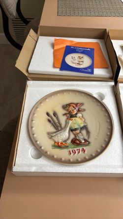 Hummel plates-genuine Goebel