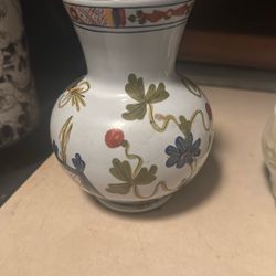Italian Vase Hand Painted 