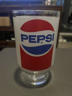 Vintage 1970s 32oz Pepsi Cola Tumbler Glass