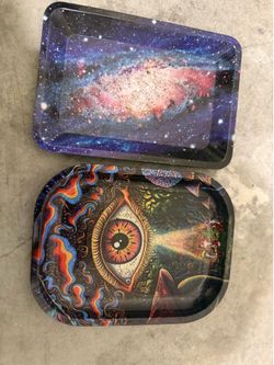 Small aluminum tray