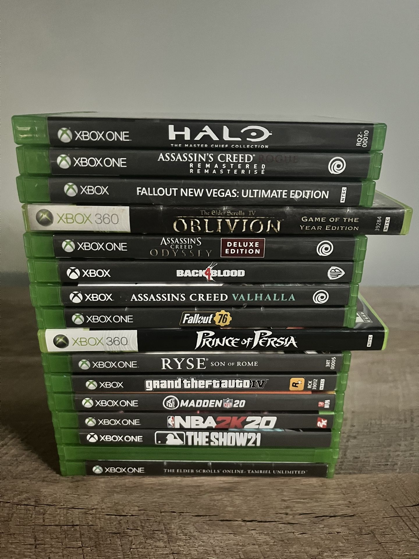 16 Xbox One/360 Games Lot