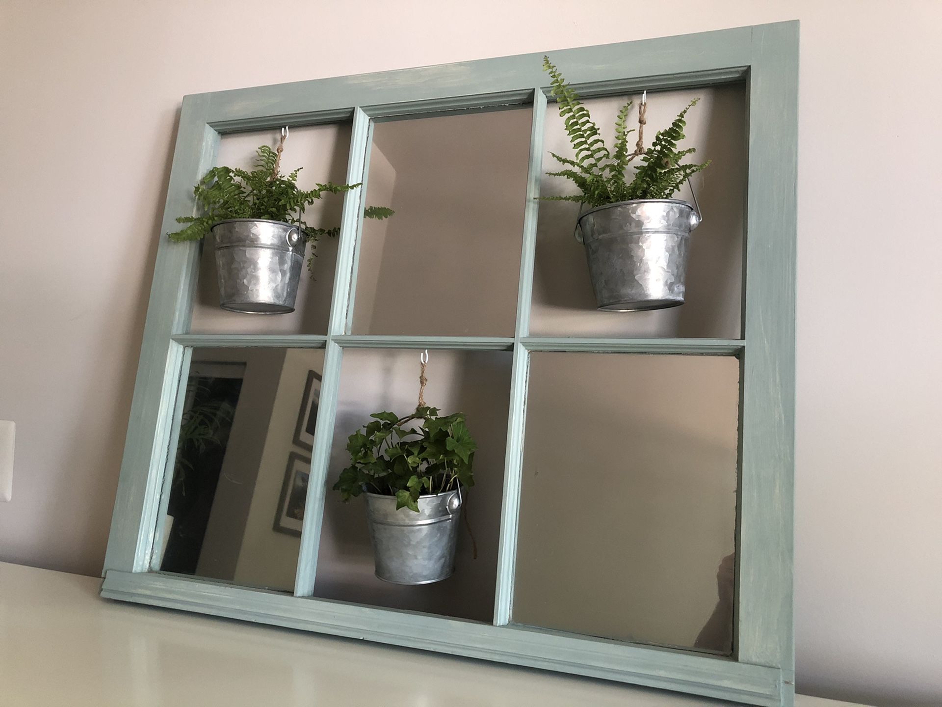 Hanging Plant Mirror