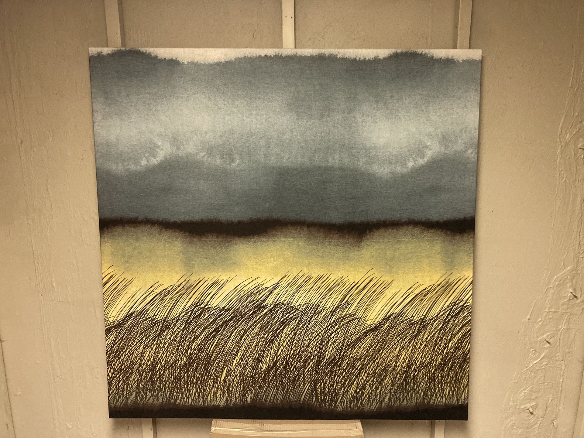 **FOR SALE** Rare Marimekko Vintage Kuuskajaskari Mounted Linen Panel