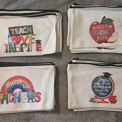Inspirational Teacher Pouches Set