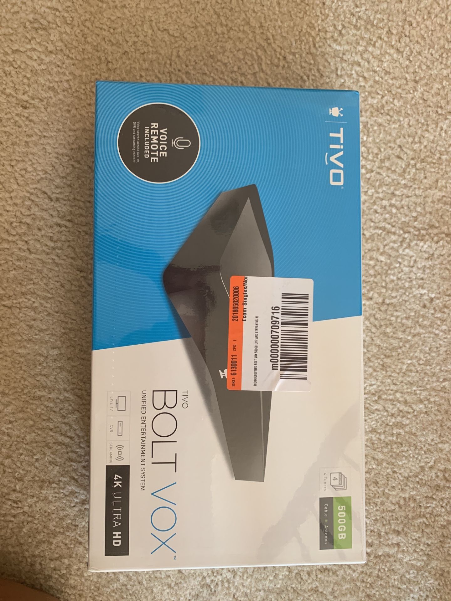 TIVO-BOLT VOX- Entertainment System /Streamer
