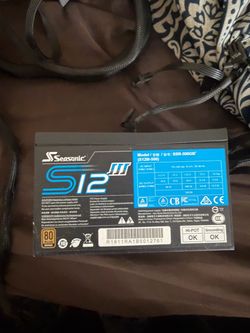 Seasonic 500W 80+ PSU Non Modular