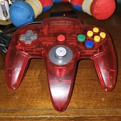 Nintendo 64 N64 Watermelon Oem Controller RARE