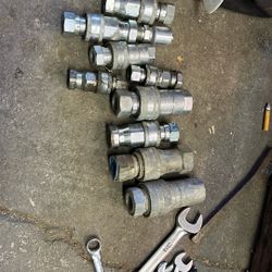 Quick Disconnect Hydraulic Fittings $40 Each