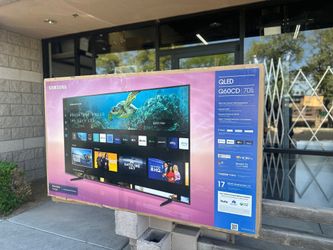 TV SALE STARTING TODAY 70" Samsung 4K QLED HDR Smart QN70Q60CAFXZA