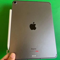  Apple IPad Air 5th Generation (10.9” Liquid Retina / M1 chip/ 2022 Model) 64GB Wifi + Cellular (5G) with Pen, Keyboard  & Accessories (256gb $549) 
