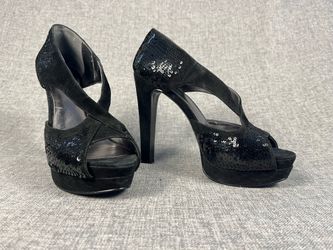 Nine West Black Heals - 7M