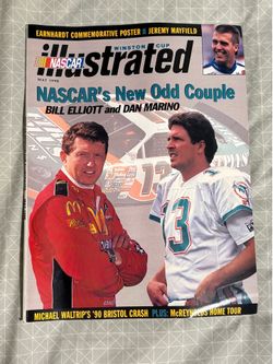 Vintage Nascar Winston Cup Illustrated Magazine May 1998 Bill Elliott Dan Marino