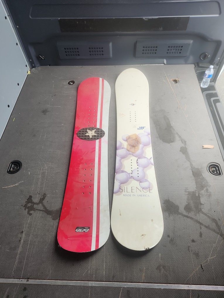Two Snowboards