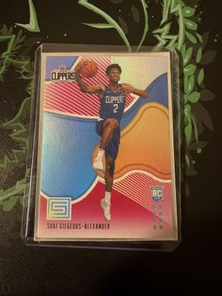 2018-19 Panini Status Shai Gilgeous-Alexander rookie card