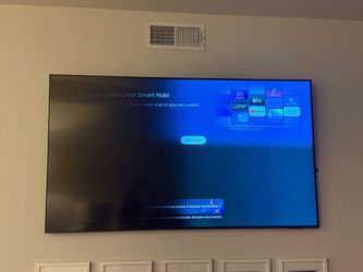 Samsung 75" 4K Smart TV (CU8000) – For Repair – Half Screen Dark