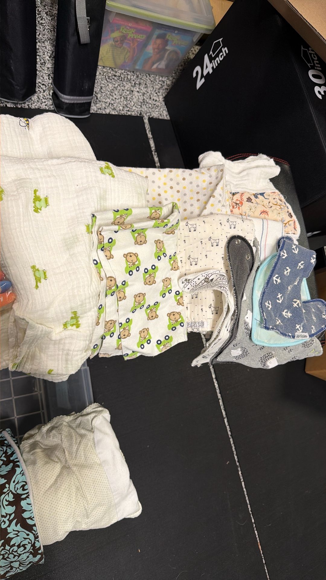 Full Starter Baby Bundle (Swaddle, Burp & Feed Blankies)