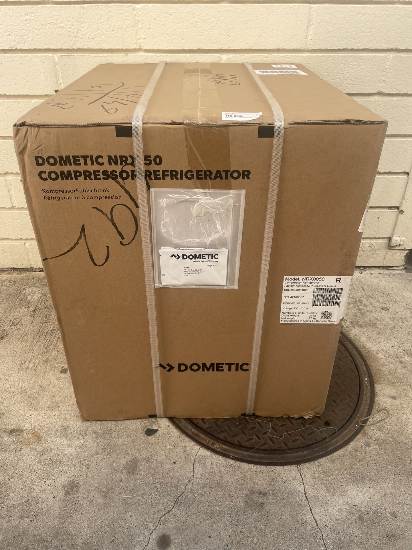 Dometic NRX 50C Marine/RV Compressor refrigerator