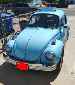 1974 Baby Blue VW Superbeetle