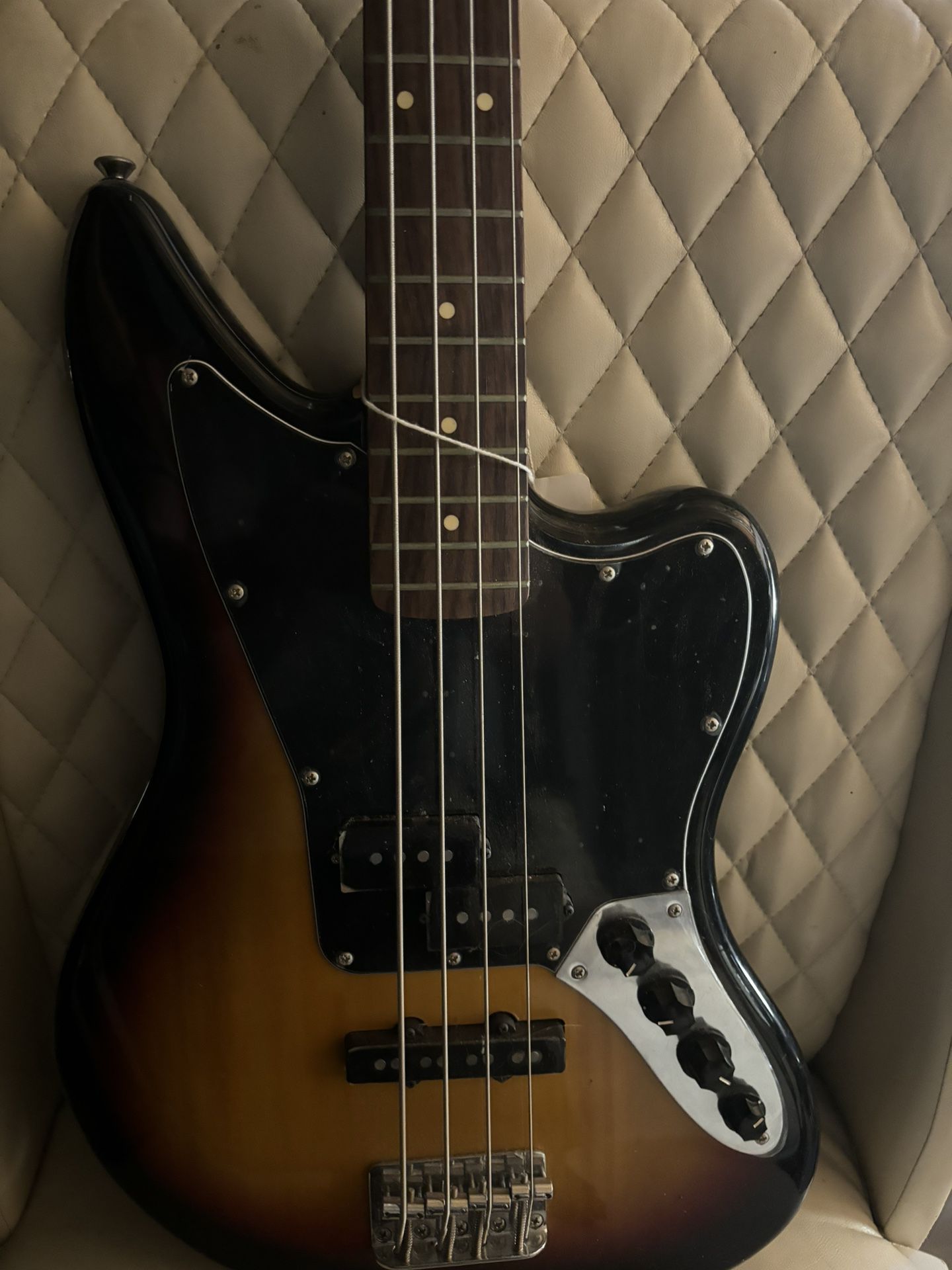 Fender Squire Jaguar Electric Bass Guitar 