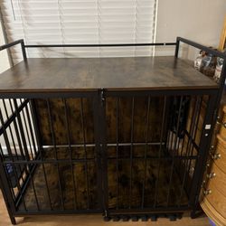 Dog Furniture Crate. 