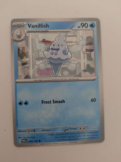 Vanillish PAR 044 Pokemon Card