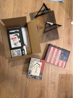 FREE Picture Frames, Shelves, and card/keepsake boxes
