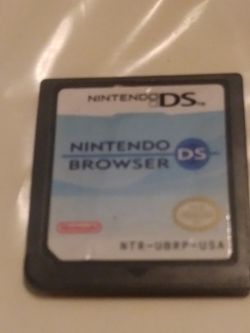 NINTENDO DS GAME NINTENDO BROWSER